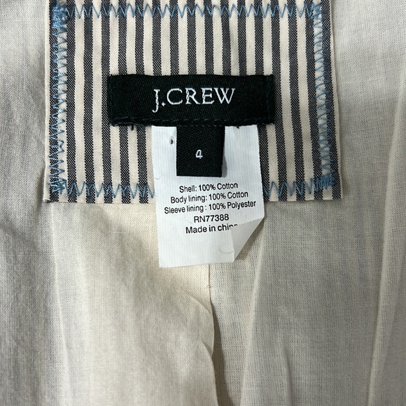J.Crew Striped Blazer with lining - Picture 6 of 7